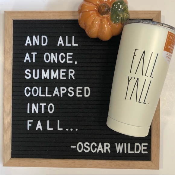 🆕 Rae Dunn “PUMPKIN SPICE” or “FALL Y’ALL” LL Stainless Steel Insulated Tumbler - Picture 3 of 16